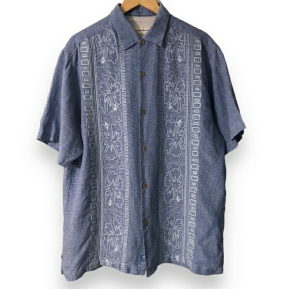TOMMY BAHAMA Hana Rue Linen Camp Shirt - Picture 2 of 10